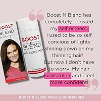 BOOST N BLEND Hair Fibers for Thinning Hair, Warm Cinnamon Brown (25g) — image 7