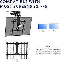 TOPSKY TV02.01 Electric Adjustable Ceiling TV Mount for 32-75 inch TVs — image 3
