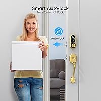 SMONET Smart Lock Y1-GBF-S Bluetooth Keyless Entry Deadbolt — image 4