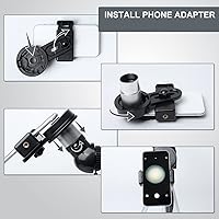 HEXEUM AZ50070 70mm Refractor Telescope — image 6