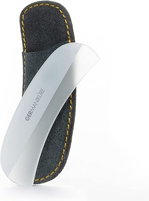 GERMANIKURE Gray Glass Moonfile in Suede Case