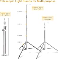 MSKIRA 9.2 x 10 Ft Stainless Steel Backdrop Stand — image 3