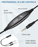 Callez C800E1 3.5mm Cell Phone Headset with Noise Cancelling Microphone — image 3