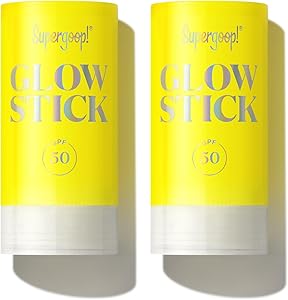 Supergoop! Glow Stick SPF 50, 0.7 oz, Pack of 2