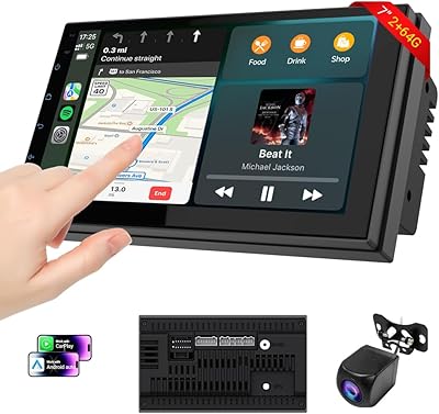 Haudio CJ-07 7″ HD Car Stereo with CarPlay & Android Auto