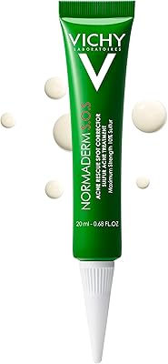 Vichy Normaderm S.O.S Acne Rescue Spot Corrector, 10% Sulfur, Niacinamide & Glycolic Acid