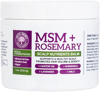 Qhemet Biologics MSM + Rosemary Scalp Nutrients Balm 4 oz