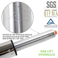 DUHOME 410 Height Adjustable Swivel Rolling Chair — image 5