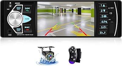 UNITOPSCI UT-4022D Car Stereo with Bluetooth and Backup Camera