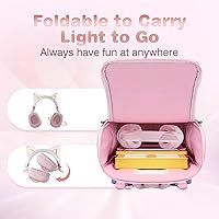 Xmenha MS-B4 Pink Cat Ear Headphones — image 5