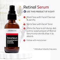 YEOUTH Retinol Serum for Face with Hyaluronic Acid & Vitamin E 2oz — image 6