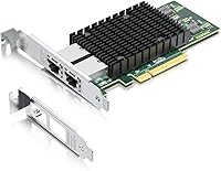 10Gtek 10Gb Dual RJ45 Network Card X540-T2 — image 1