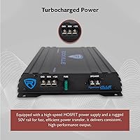 Rockville RV8.1A 8″ Loaded Car Subwoofer Enclosure with Mono Amplifier — image 6