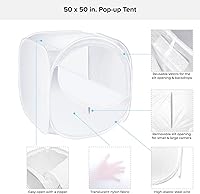 Julius Studio 50 x 50 inch Cubic White Cube Photo Shooting Tent — image 2