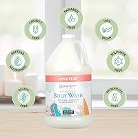Ginger Lily Farms Botanicals Nourishing Body Wash, Apple Pear Scent, 1 Gallon Refill — image 4