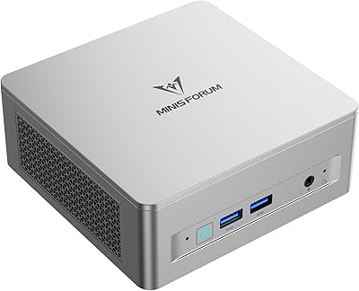 MINISFORUM UM750L Slim Mini PC, AMD Ryzen 5 7545U, 16GB RAM, 1TB SSD