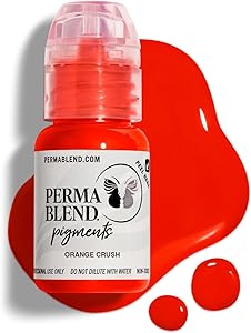 Perma Blend Orange Crush Bright Orange Tattoo Ink 0.5oz Review