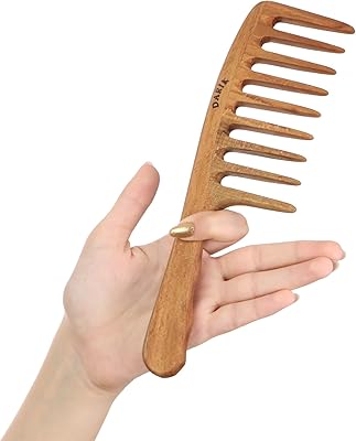 Darık Profesyonel Ahşap Wide Tooth Wooden Comb - Extra Wide Tooth