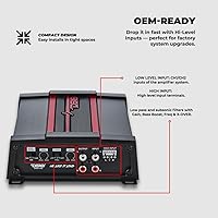 DS18 CANDY-X2B 800W Full-Range 2-Channel Car Amplifier — image 3