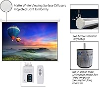 AMZOSS Motorized Projector Screen 100 Inch 4:3 — image 6