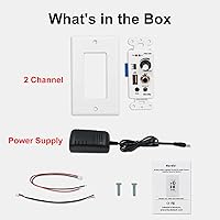 Herdio HWA-16BT In-Wall Audio Control Amplifier Receiver — image 4