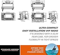 Standard Horizon GX1850 Fixed Mount VHF — image 2