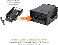 ICY DOCK flexiDOCK MB830SP-B 3-Bay 3.5 Inch SATA/SAS HDD Docking Enclosure — image 7