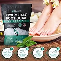 LV LAVINSO Tea Tree Oil Foot Soak with Epsom Salt - 2 LB — image 2