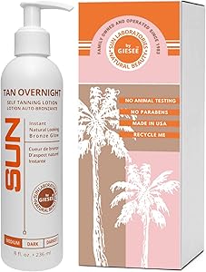 Sun Laboratories Tan Overnight Sunless Tanning Lotion 8oz Review