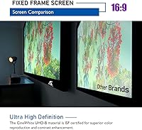 Akia Screens Fixed Frame Projector Screen 110-inch 16:9 — image 6