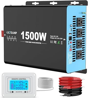 OLTEANP TK-1500W 1500W Pure Sine Wave Inverter