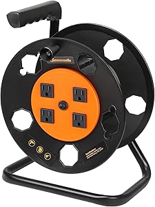 DEWENWILS Extension Cord Storage Reel 100ft 15A Review