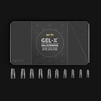 Apres Nail Gel-X Natural Coffin Medium Tips 500 Count — image 2