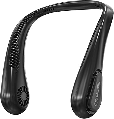 COMLIFE HF370 5000mAh Bladeless Neck Fan