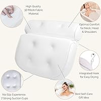 Monsuri Deluxe Bath Pillow for Tub — image 2