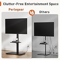 Perlegear PGFS06 Floor TV Stand with Power Outlet — image 7