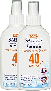 Safe Sea Sunscreen SPF 40 Spray 4oz 2-Pack Review