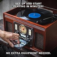 Victrola Navigator 8-in-1 Bluetooth Record Player — image 7