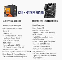 INLAND AMD Ryzen 7 7800X3D Processor with MSI PRO B650-P Motherboard — image 2