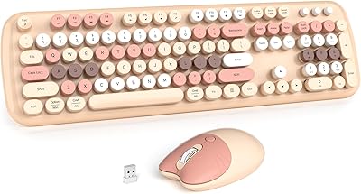 MOWUX Wireless Keyboard and Mouse Combo