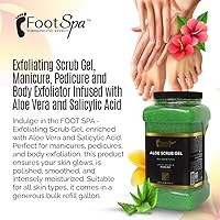 FootSpa Exfoliating Scrub Gel, 128 Oz — image 3
