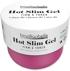 Brazilian Belle Cellulite Cream Hot Gel with Coconut Oil Extract 8.1oz Review