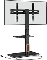 Perlegear PGFS06 Floor TV Stand with Power Outlet — image 1