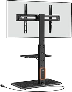 Perlegear PGFS06 Floor TV Stand with Power Outlet Review