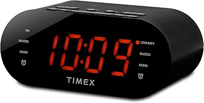 Timex T231G AM/FM Dual Alarm Clock Radio
