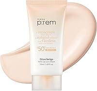 MAKE P:REM Glow Beige Tone Up Sunscreen SPF 50+ 1.69oz — image 1