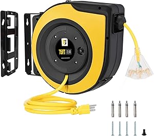 EP Retractable Extension Cord Reel 75ft 14 AWG 3C SJTOW Review