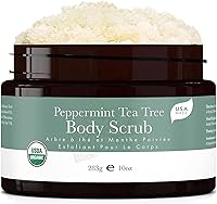 Beauty by Earth Peppermint Tea Tree Organic Body Scrub 10oz — image 1
