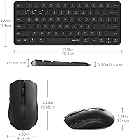 Rapoo 9050S Multi-Device Wireless Keyboard and Mouse Combo — image 9