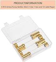 Golds Clear Travel Bottles 30ml (4 Pack) — image 6